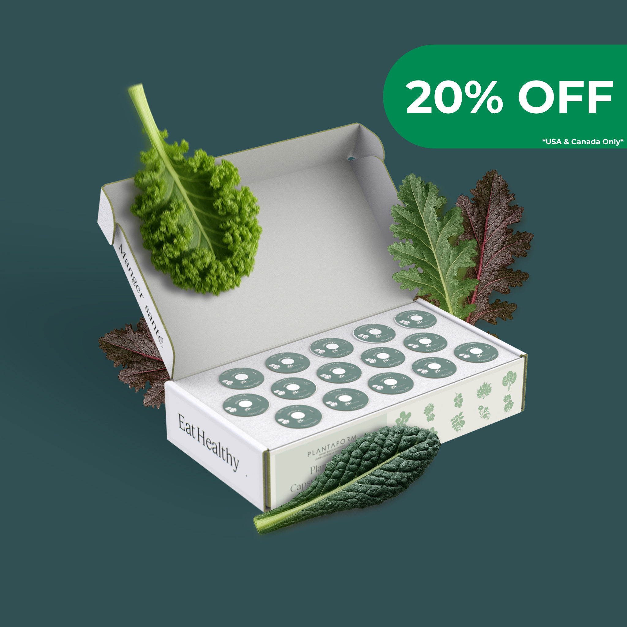 Mélange de salades de superaliments